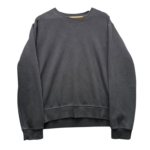 Eddie Bauer Other - Eddie Bauer Sweatshirt Mens XL Black Long Sleeve V-Stitch Fleece Pullover Casual